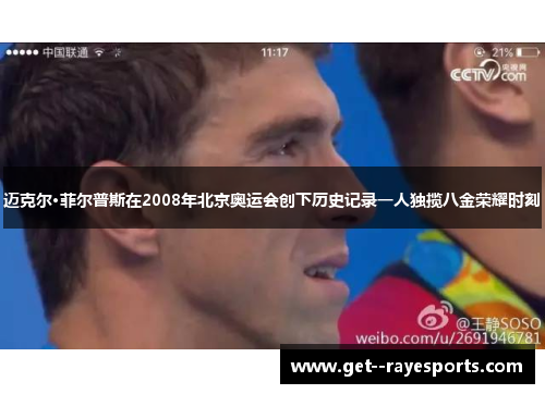 迈克尔·菲尔普斯在2008年北京奥运会创下历史记录一人独揽八金荣耀时刻